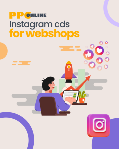 Blue and Red Illustrative Digital Marketing LinkedIn Single Image Ad (1)